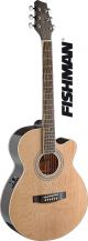 Stagg SA40DCFI-N Dreadnought electro-acoustic guitar with FISHMAN preamp Natural