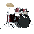 TAMA SG52KH6C-WR Wine Red with Cymbals