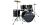 DIXON PODRT522RBK-BLACK RIOT DRUMSET